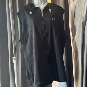 Nike Black Sleeveless Hoodie